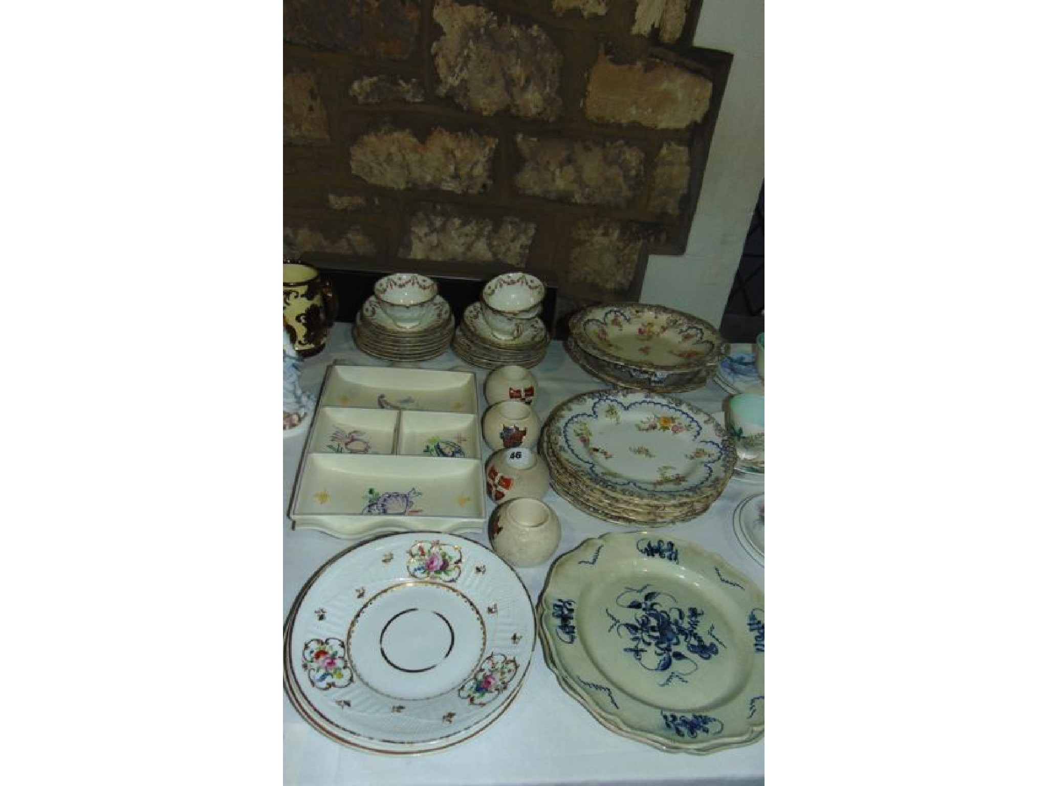 Appraisal: A collection of ceramics including a pair of early th