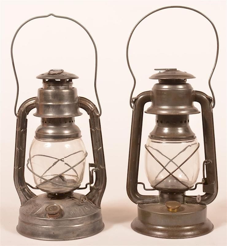 Appraisal: Two Various Railroad Lanterns Two Various Railroad Lanterns st Embury