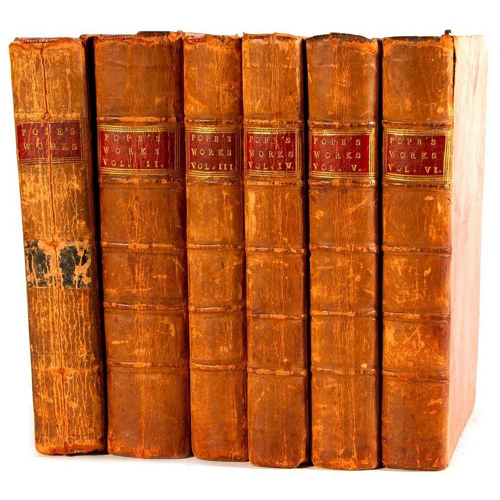 Appraisal: The Works of Alexander Pope Efq Complete Six Volumes Title