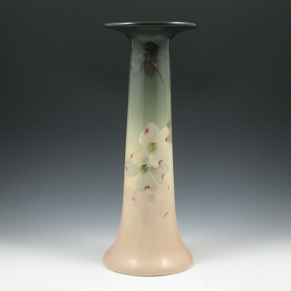 Appraisal: Weller Eocean Rose Vase by McLaughlin Tall Weller Eocean Rose