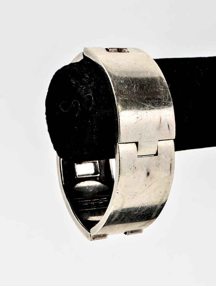 Appraisal: Barry Kieselstein Cord Silver Sport Bracelet Barry Kieselstein-Cord sterling silver