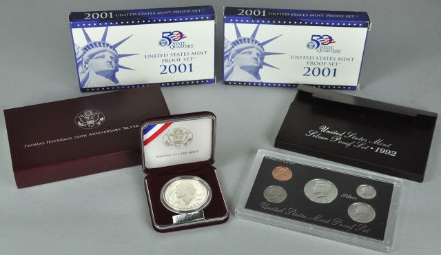 Appraisal: Proof Set LotIncluding Silver Set two Clad Sets Along with