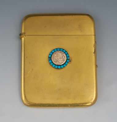 Appraisal: A Victorian Vermeil Card Case Measuring apprx x the case