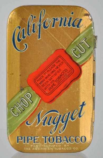 Appraisal: California Nugget Pipe Tobacco Tin Description Nice example with bright