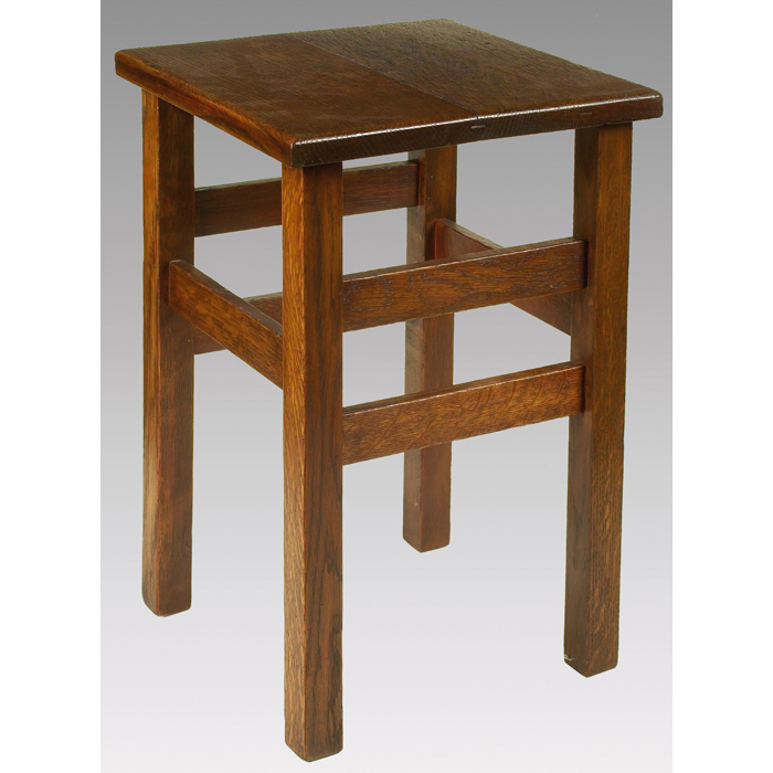 Appraisal: Stickley Brothers tabouret square top