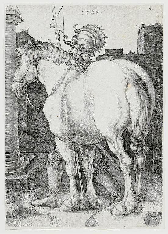 Appraisal: Albrecht Durer The Large Horse engraving Albrecht Durer German -