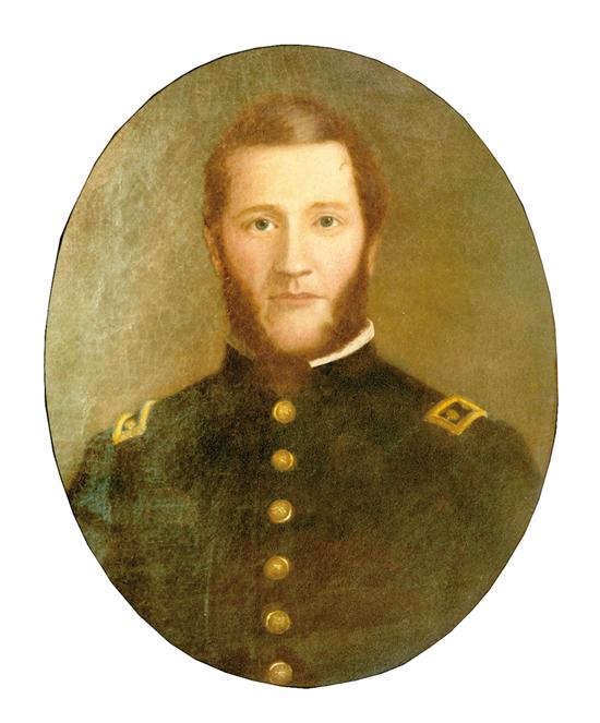 Appraisal: Southern school th century PORTRAIT OF CAPTAIN JOSEPH MATTHEWS watercolor