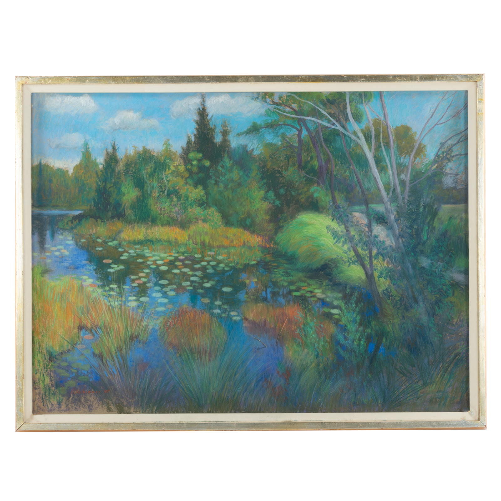 Appraisal: ROSWELL T WEIDNER WHITESBOG PASTEL Roswell Theodore Weidner American -