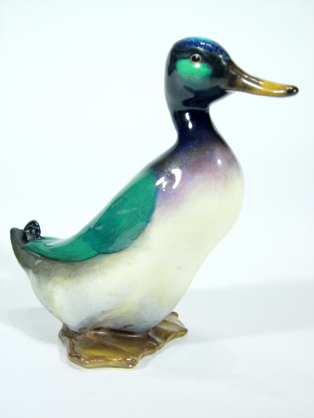 Appraisal: Hand painted Royal Doulton duck printed factory marks painted initials