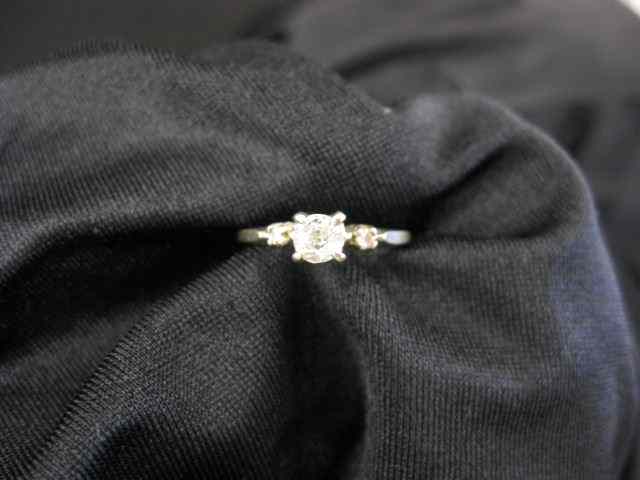 Appraisal: Diamond Ring carat round older cutand poor clarity with diamond