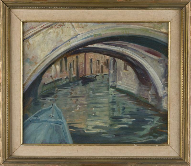 Appraisal: Charles Merrill Mount NY - Venice oil on board signed