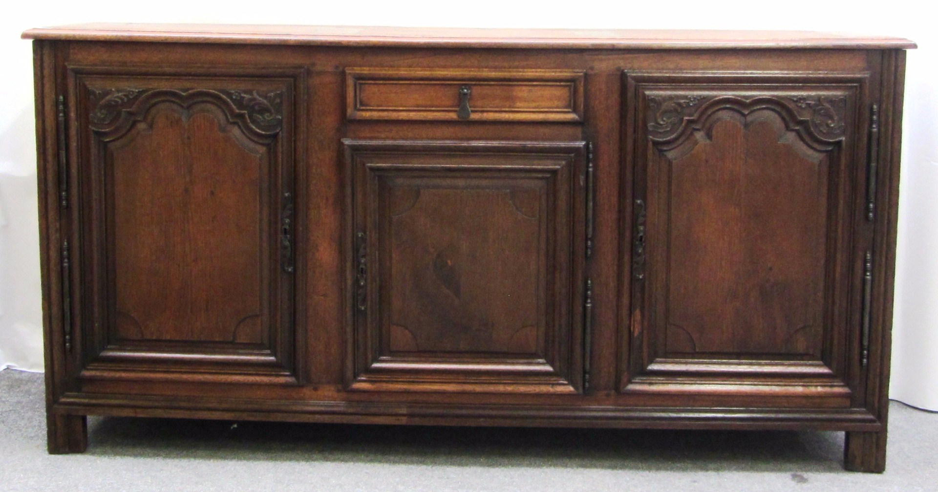 Appraisal: A late th early th century French buffet with single