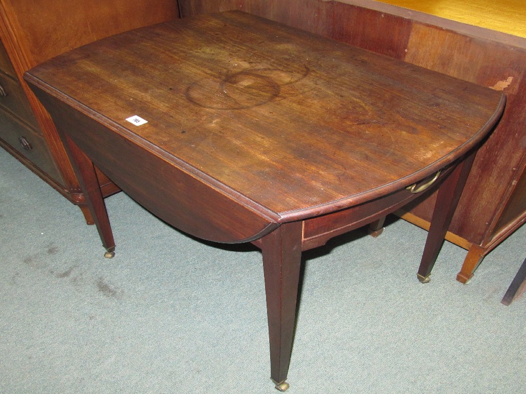 Appraisal: Georgian mahogany pembroke table