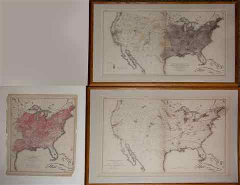 Appraisal: FRANCIS AMASA WALKER AMERICAN - MAP OF THE CONSTITUTIONAL POPULATION