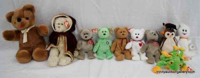 Appraisal: Group of Ty Beanie Baby Gund Stuffed AnimalsFrom the estate