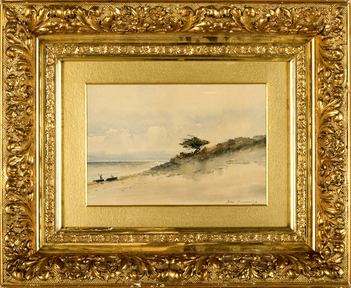 Appraisal: ARTHUR S CUMMING AMERICAN - SHORE SCENE WITH DUNES AND