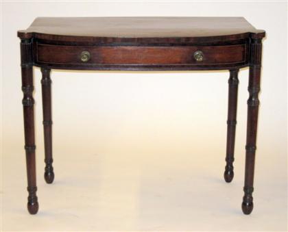 Appraisal: William IV mahogany side tablecirca