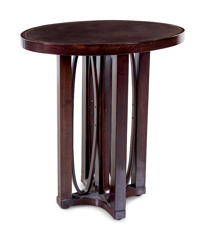 Appraisal: Josef Hoffman Austrian - Pedestal Table Jacob Josef Kohn Austria