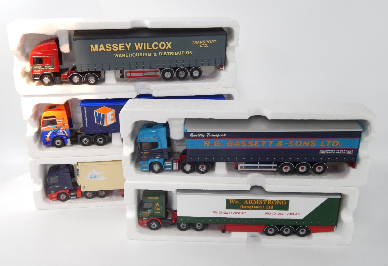 Appraisal: Corgi die cast lorries comprising R G Bassett Sons Ltd