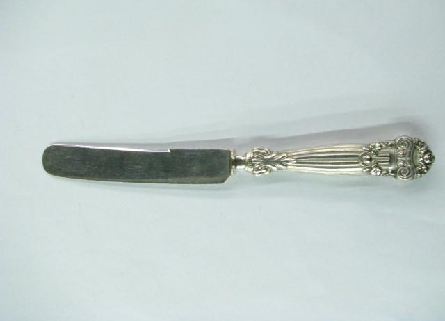 Appraisal: Group of Eleven Sterling Silver Table Knives stainless blades