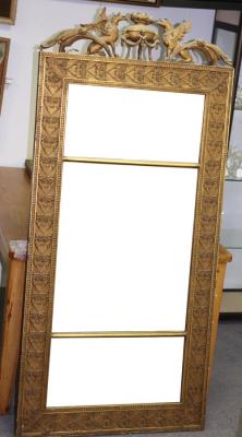 Appraisal: A French th Century giltwood and gesso frame the urn