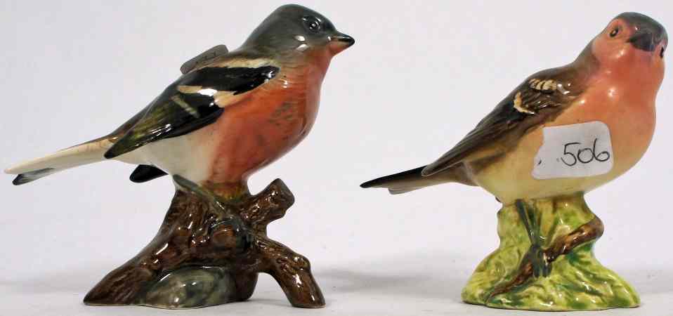 Appraisal: Beswick Model of a Chaffinch in First and Second Versions