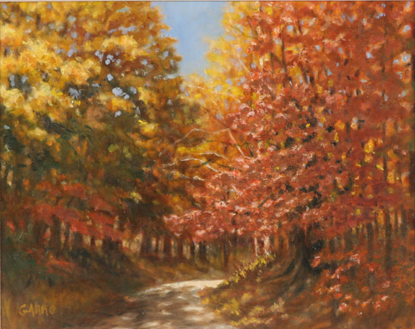 Appraisal: Jean Garro American b Autumn oil on canvas signed lower