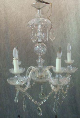 Appraisal: Cut Crystal Chandelier From a New Rochelle home