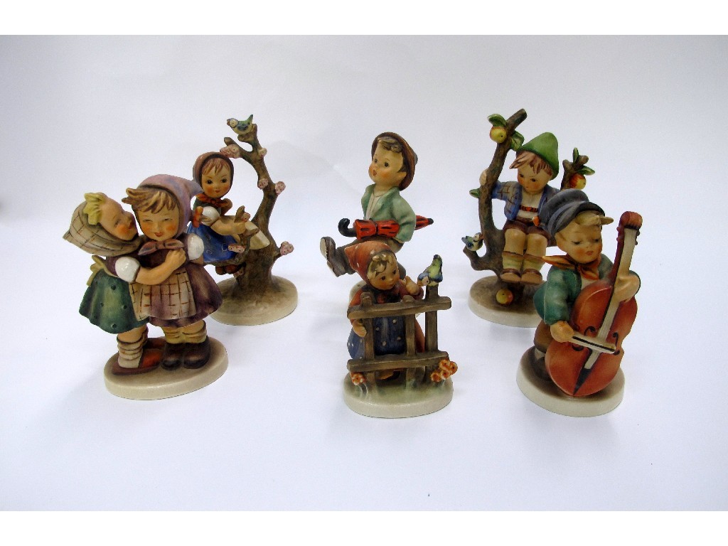 Appraisal: Six Hummel figures of young children