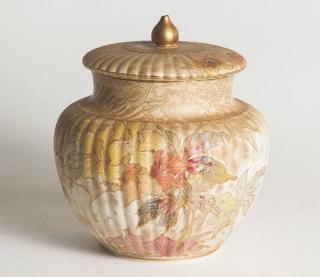 Appraisal: Doulton Burslem Covered Jar H