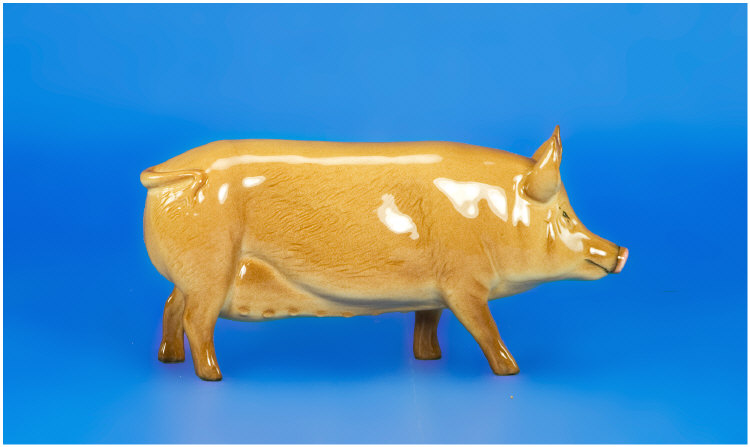 Appraisal: Beswick Animal Figure 'Tamworth Pig' Model G original box