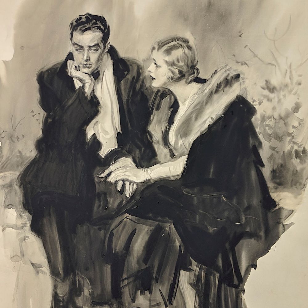 Appraisal: James Montgomery Flagg - Young Couple Lot James Montgomery Flagg