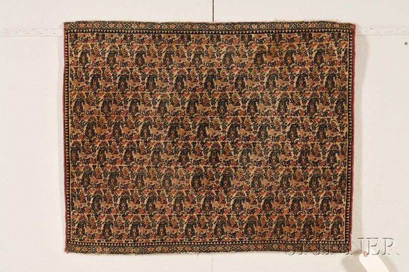 Appraisal: Fereghan Mat West Persia late th century narrow border missing