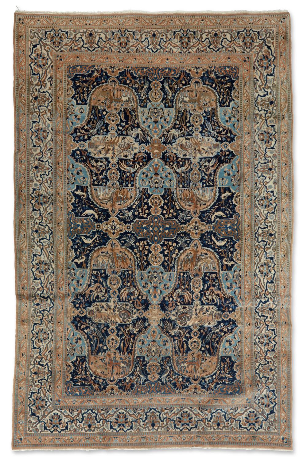 Appraisal: A PERSIAN-STYLE AREA RUGA Persian-style area rug Mid late th