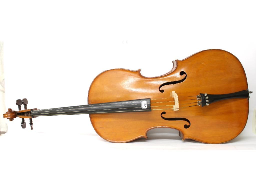 Appraisal: French Stradivari copy violoncello circa cm