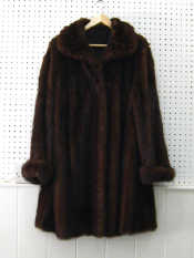 Appraisal: A mink coat size M L in good condition