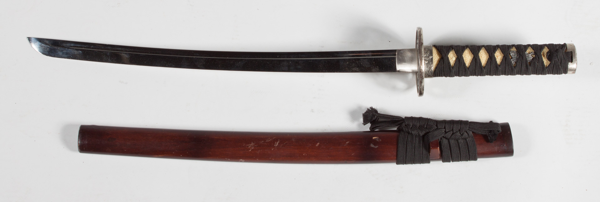 Appraisal: Two Reproduction Samurai Swords Two reproduction Samurai swords