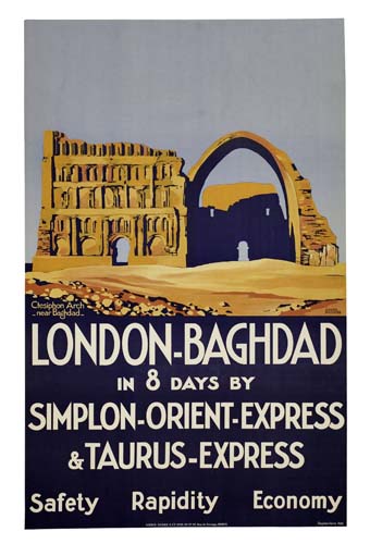 Appraisal: ROGER BRODERS - LONDON-BAGHDAD IN DAYS x inches Lucien Serre