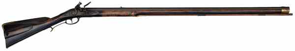 Appraisal: Contemporary Flintlock Full-Stock Muzzleloading Rifle by John S Brooks cal