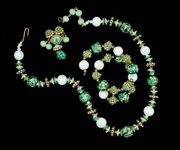 Appraisal: Arts Crafts Costume Jewelry Collection A grouping of a Necklace