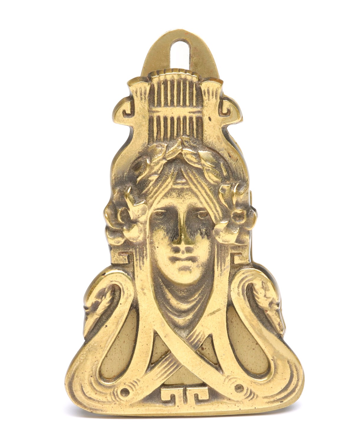 Appraisal: A CAST BRASS ART NOUVEAU LETTER CLIP - Very good