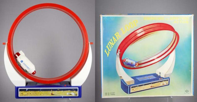 Appraisal: Japanese Battery-Operated Lunar Loop Space Toy Description Circa s or