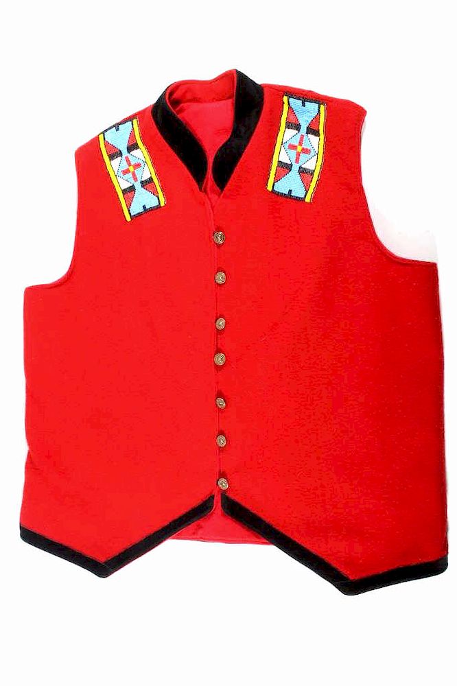 Appraisal: Western Plains Indian Style Vest Up for auction is a