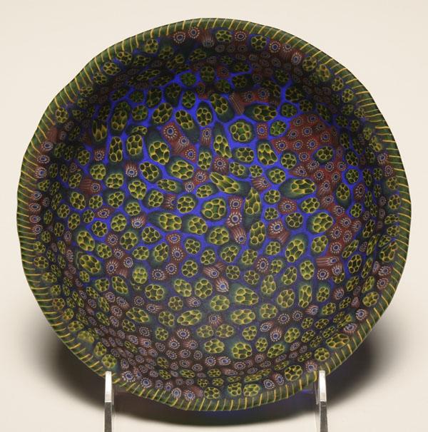 Appraisal: Vincenzo Moretti Murrina bowl c Composed of polychrome murrina the