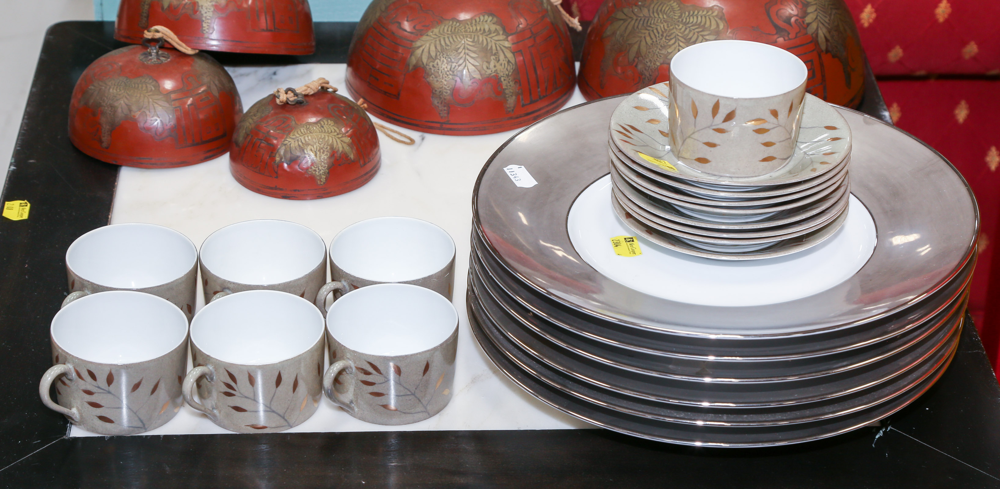 Appraisal: ASSORTED LIMOGES CHINA Including Antari plates and L'Atelier du Passage