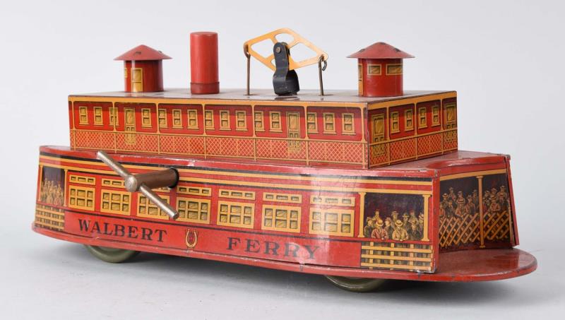 Appraisal: Walbert Ferry Tin Litho Key Wind Ferry Boat Manufactured by