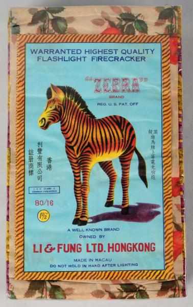 Appraisal: Zebra Firecracker Brick Class Manufactured by Li Fung Includes packs