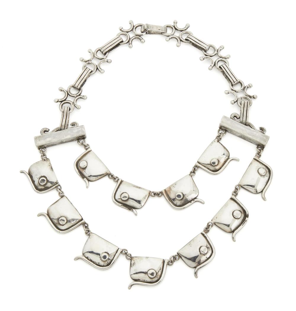 Appraisal: An Antonio Pineda silver necklace - Taxco Mexico Stamped AP