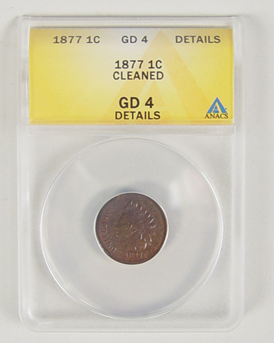 Appraisal: Indian Cent Key date to this series and very tough