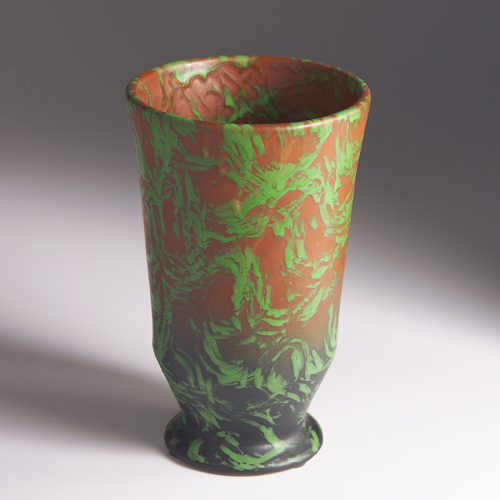 Appraisal: WELLER Greora flaring vase Unmarked